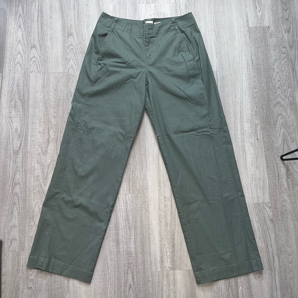 Green Low Waist Pants